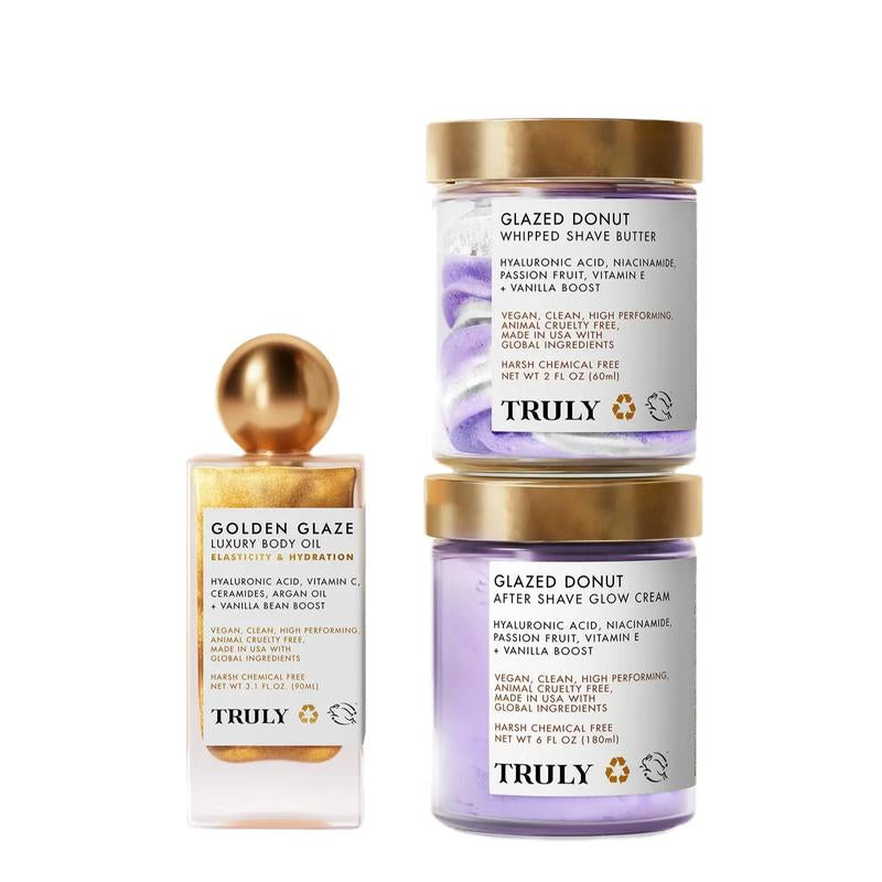 Golden Glaze Body Oil &amp; Shaving Goodies Bundle