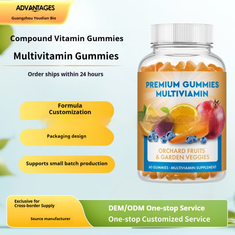 Cass beauty Multivitamin Gummy Bears 60-count Bottle
