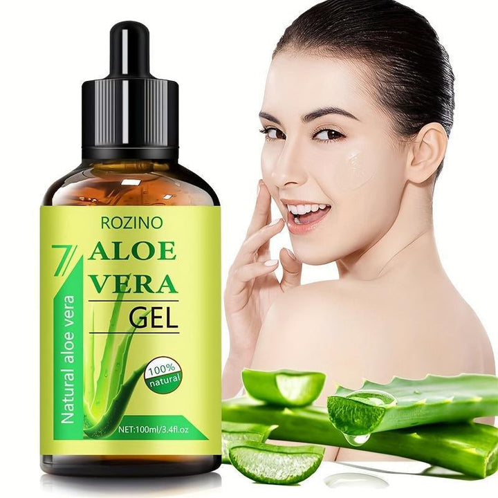 Aloe Vera Gel Moisturizing &amp; Soothing Body Oil, 1 Count Natural Essential Skin Care Oil for Women &amp; Men, Builds the Skin Barrier, Massages the Skin Texture and Soothes and Relaxes the Skin